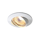 Recessed ceiling ring 68s, swivelling, voltage constant, 12V AC / DC, GU5.3 / MR16, 50W, white