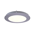 Recessed LED ceiling luminaire LED Panel 8, current constant, 350 mA, 8W, 2700K, silver