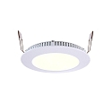 Recessed LED ceiling luminaire LED Panel 8 in warm / cool white, voltage constant, 24V DC, 8W