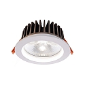 Recessed LED ceiling luminaire COB 130 rund, 18W, current constant, 34,8V DC, 500mA, 4000K, white