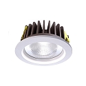 Recessed LED ceiling luminaire COB 210 rund, 37W, current constant, 35V DC, 1050mA, 4000K, white