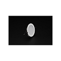  KapegoLED recessed ceiling luminaire LED Panel Round III 12, current constant, 35,7V DC, 350 mA, 12.5W, white, 4000K