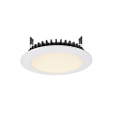 KapegoLED recessed ceiling luminaire LED Panel Round III 20, current constant, 28V DC, 700 mA, 20W, white, 3000K