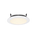 KapegoLED recessed ceiling luminaire LED Panel Round III 26, current constant, 37V DC, 700 mA, 26W, white, 3000K