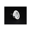  KapegoLED recessed ceiling luminaire COB 94 RGBW, RGB + warm white, voltage constant, 24V DC, 16W, matt white