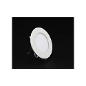  KapegoLED recessed ceiling luminaire LED Panel 8, RGB + warm white, voltage constant, 24V DC, 8W, matt white