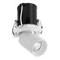 Deko-Light LED Deckeneinbauleuchte RIGEL MINI SQUARE SINGLE, 11W 3000K 700lm 35�, dimmbar, Wei� matt