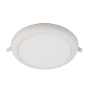 Ceiling recessed luminaire ZAURAK 220, voltage constant, 220-240V AC/50-60Hz, 18W, white