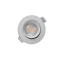 Deko-Light Recessed LED ceiling luminaire SMD-68-230V-round, IP20, 36� swivelling, 220-240V AC / 50-60Hz, 6.5W 2700K 510lm 45�, white