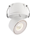 LED Deckeneinbau-Strahler UNI II MAX TILT, IP20, 700mA (exkl. BG), CRi >90, kardanisch, dimmbar, 24W 3000K 2150lm 36�, wei�