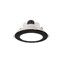 LED Deckeneinbauleuchte ACRUX 90, � 11.3cm, 9W 3000/4000/6000K (CCT) 760lm 90�, dimmbar, wei� matt / schwarz