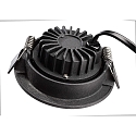 Deko-Light LED Sanierungs-Downlight DIONE IP20 DTW, � 8.2cm, 8.5W 1800-3000K 480lm 36�, CRi >95, schwenkbar 30�, Quick-Terminal, schwarz