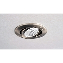 Deko-Light recessed spotlight DIONE IP44 DIM 840 swivelling, wired through IP44, brushed nickel dimmable