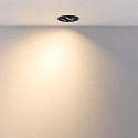 Deko-Light recessed spotlight SURTUR TILT 68 CCT swivelling, CCT Switch IP20/IP44, black dimmable