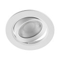 LED Einbaustrahler SURTUR TILT 83 DTW, IP44 IK06, � 10.5cm, 9W 1800-2700K 720lm 40�, CRi>90, Dim-To-Warm, schwenkbar, wei�