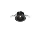LED Einbaustrahler TARVOS 68, 7,2W, IP20, 30�, 3000K, 870lm, schwarz