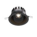 recessed spotlight TARVOS 190 IP20, black 
