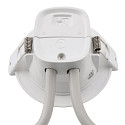 downlight ACRUX PRO 120 rigid, CCT Switch, UGR < 19, multipower IP20/ IP54, glossy, white dimmable
