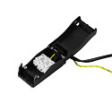 Deko-Light recessed spotlight CAN TILT ROUND SINGLE 1 flame, round, cardanic swivelling GU10 IP20, black