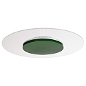 LED Ceiling luminaire ZANIAH 37, 18W, 3000K, IP20, dimmable, green