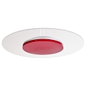 LED Ceiling luminaire ZANIAH 37, 18W, 3000K, IP20, dimmable, red