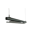 Deko-Light 3-phase luminaire LINEAR PRO TILT IP20, traffic black 
