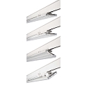 Deko-Light 3-phase luminaire LINEAR PRO TILT DALI controllable IP20, traffic white dimmable