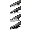 Deko-Light 3-Phasen LED Leuchte LINEAR PRO TILT, 50W, 4000K, 8000lm, IP20, DALI dimmbar, schwarz