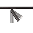 Deko-Light LED 1-Phasen-Strahler SLIM DIM, 5W 2700K 500lm 36�, CRi >90, UGR <19, verstellbar, dimmbar, schwarz