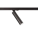 Deko-Light LED 1-Phasen-Strahler SLIM DIM, 5W 2700K 500lm 36�, CRi >90, UGR <19, verstellbar, dimmbar, schwarz