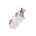 Accessories for 3-phase track system D LINE - electrical connector, 220-240V AC / 50-60Hz, white
