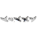 Deko-Light Zubeh�r f�r 3-Phasen-Schienensystem D LINE - T-Verbinder links-links-rechts mit Wechselmechanik, 220-240V AC / 50-60Hz