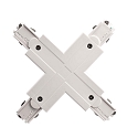 Zubeh�r f�r 3-Phasen-Schienensystem D LINE - X-Verbinder links-links-rechts-rechts, 220-240V AC / 50-60Hz, Wei�