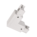 Zubeh�r f�r 3-Phasen-Schienensystem D LINE - 90�-Verbinder links-rechts mit Wechselmechanik, 220-240V AC / 50-60Hz, Wei�