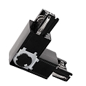 Deko-Light Zubeh�r f�r 3-Phasen-Schienensystem D LINE - 90�-Verbinder links-rechts mit Wechselmechanik, 220-240V AC / 50-60Hz, Schwarz