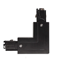 Deko-Light Zubeh�r f�r 3-Phasen-Schienensystem D LINE - 90�-Verbinder links-rechts mit Wechselmechanik, 220-240V AC / 50-60Hz, Schwarz