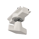 Accessories for 3-phase track system D LINE - mounting adapter for additional components, max. 10kg, white