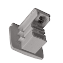 Deko-Light Zubeh�r f�r 3-Phasen-Schienensystem D LINE - Endkappe, Grau