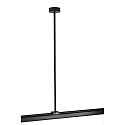 Deko-Light Deckenabh�ngung f�r 3-Phasen Leuchte D LINE, starr, 635 mm, schwarz