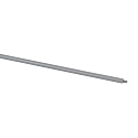 Verl�ngerung f�r Deckenabh�ngung f�r 3-Phasen Leuchte D LINE, starr, 310 mm , silber