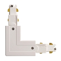 Deko-Light 3-phase corner connector D LINE/DALI DALI controllable, codable, left-right, white
