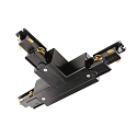 3-phase T-connector D LINE/DALI DALI controllable, codable, left-left-right, black