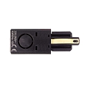 Deko-Light 1-Phasen Einspeiser D ONE, links, IP20, schwarz