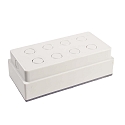 Deko-Light LED Boden-Einbauleuchte TABIT 100x200, IP67 IK10, 10 x 20cm, 3.7W 3000K 240lm 120�, PC grau / transparent