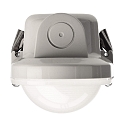 damp-proof luminaire TRI PROOF BASIC MOTION HF - 1210MM with sensor, impact resistant, switchable IP65, grey 