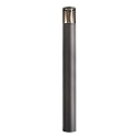bollard lamp FACADO II 1000MM TONED round E27 IP65, dark grey, mat dimmable