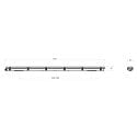 Deko-Light LED Feuchtraumleuchte TRI PROOF BASIC, IP65 IK08, 140lm/W, durchverdrahtet, lichtgrau, 151cm, 30W 4000K 4200lm 120�