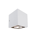 KapegoLED wall luminaire CUBODO II single, 220-240V, 7W, clear / transparent, white