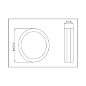 Deko-Light Outdoor LED Wandleuchte SCUTI II, IP44, 2-flammig, E27, 2x max. 11W, Edelstahl, Silber geb�rstet
