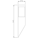 Deko-Light Outdoor Wandleuchte PORRIMA I, IP44, GU10 max. 5W, Edelstahl geb�rstet